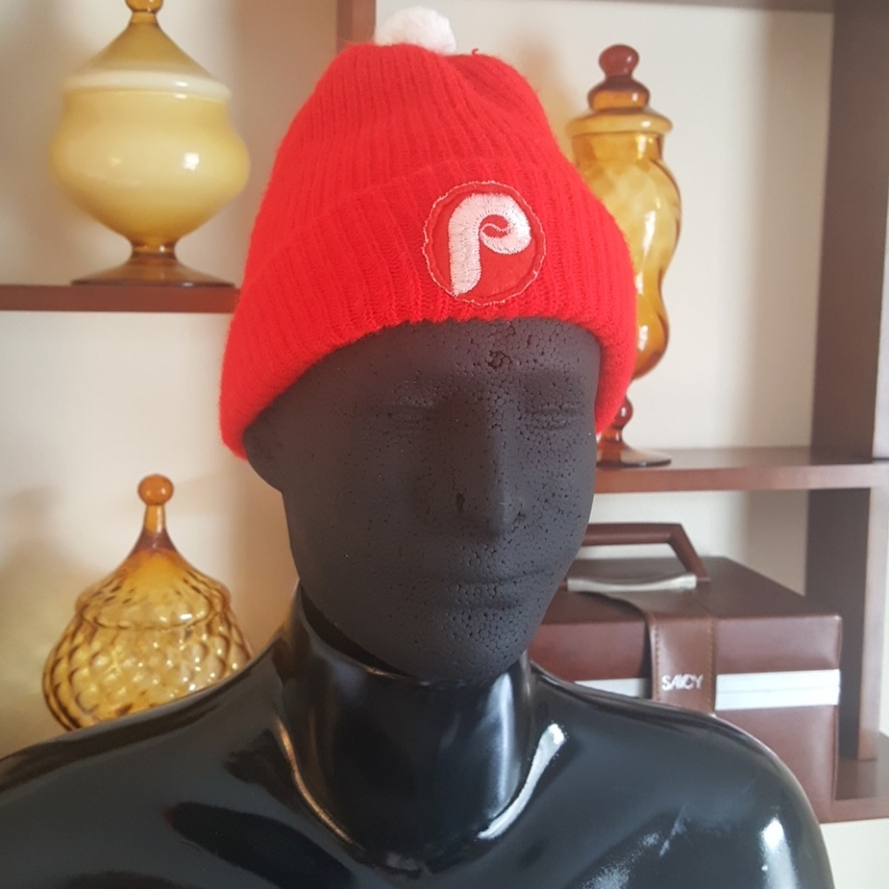 Vtg Phillies knit hat